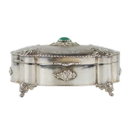 Italian, silver jewelry box of baroque shape. 20th century. - Foto 4