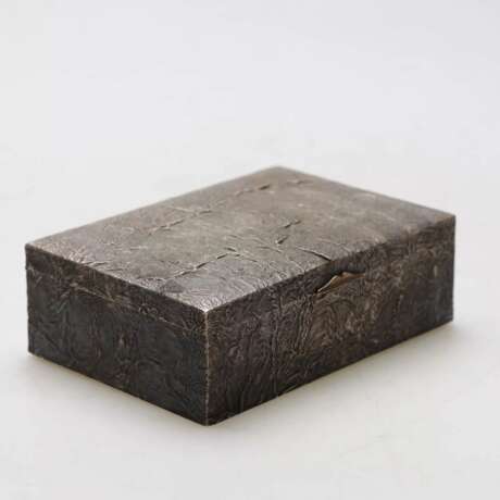 Серебряная коробка для папирос «Самородок» Финляндия. Начало 20 века. - фото 3