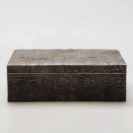 Серебряная коробка для папирос «Самородок» Финляндия. Начало 20 века. - фото 5