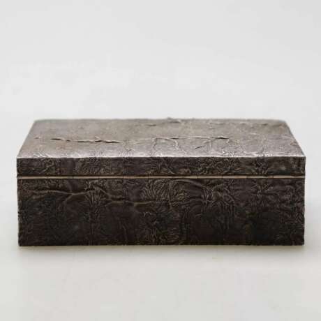 Silver box for cigarettes Nugget Finland. Early 20th century. - photo 5