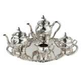 Silver tea and coffee service in Art Nouveau style. Bruckmann. After 1888. - Foto 1