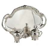 Silver tea and coffee service in Art Nouveau style. Bruckmann. After 1888. - Foto 8
