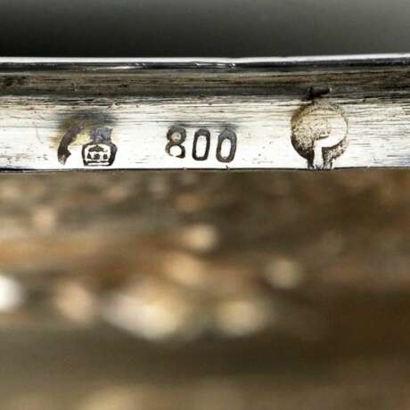 Серебряная шкатулка для сигар со сценой травли кабана. Рубеж 19-20х веков. - фото 7
