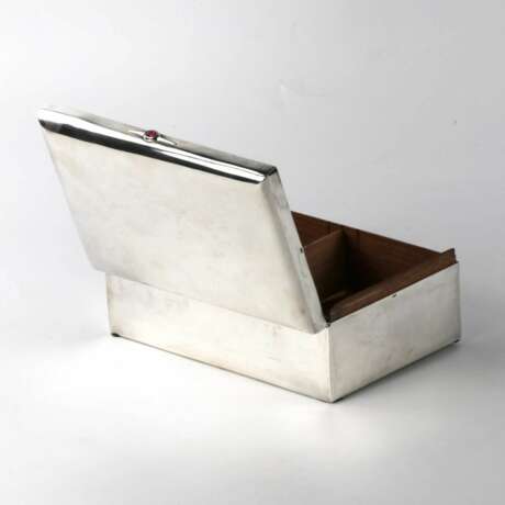 Silver cigar box - Foto 4