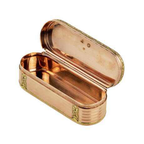 Snuffbox in two-tone gold. France. The turn of the 19th-20th centuries. - Foto 4