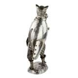 Catchy and ironic silver figure Cat in Boots. Günther Grungessel. Hannau. 1883 - Foto 6