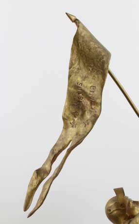 Bronze heroïque dun chevalier equestre. - photo 2