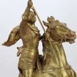 Bronze heroïque dun chevalier equestre. - photo 6