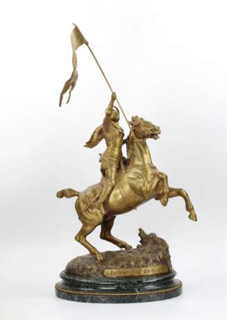 Bronze heroïque dun chevalier equestre. - photo 7