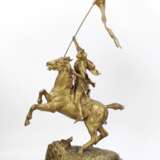 Heroic bronze of an equestrian knight. - Foto 8