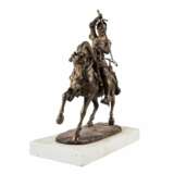 Carlo Marochetti. Bronze figure of an equestrian knight. Duke of Savoy. - photo 2
