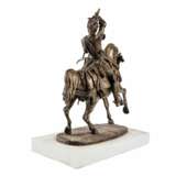 Carlo Marochetti. Bronze figure of an equestrian knight. Duke of Savoy. - photo 5