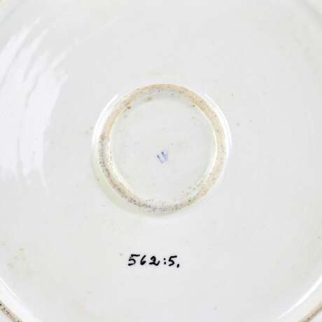 Five dishes and plates from Popov`s factory. 19th century. - Foto 5