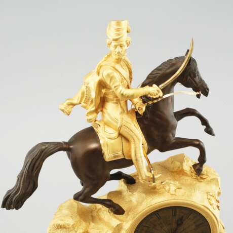 Mantel clock Cavalryman - photo 7