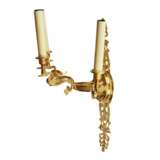 Six gilded bronze wall sconces with a Swan motif. France 20th century - Foto 6