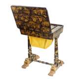 Needlework table made of black and gold Beijing lacquer. 19th century. - photo 8