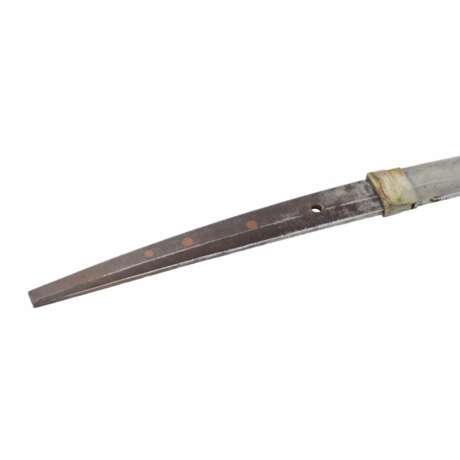 Короткий меч самурая Вакидзаси, Нанки Хатакеяма, мастера Ямато-но Сукемасацугу 19 век. - фото 8