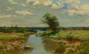 Simeon Fedorov. Landscape Summer day. Second half of the 19th century.