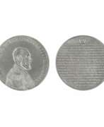 Medaillen. Table medal from the portrait series of Emperor Alexander III. Silver 1894