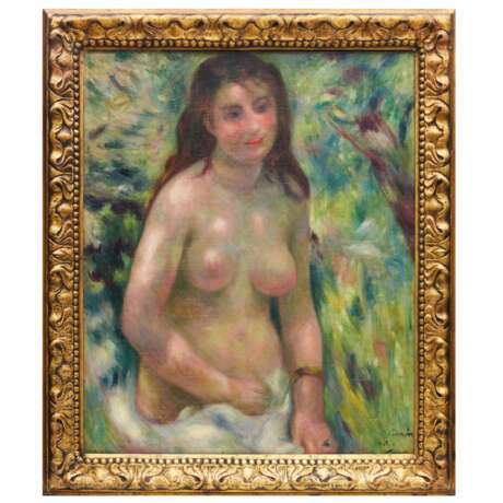 Baigneuse à l`ombre ensoleillée, à la manière de Pierre-Auguste Renoir (1841-1919). - photo 1