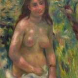 Baigneuse à l`ombre ensoleillée, à la manière de Pierre-Auguste Renoir (1841-1919). - photo 2