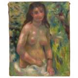Baigneuse à l`ombre ensoleillée, à la manière de Pierre-Auguste Renoir (1841-1919). - photo 3
