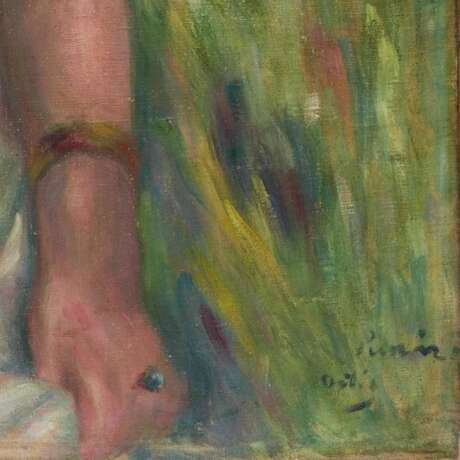 Baigneuse à l`ombre ensoleillée, à la manière de Pierre-Auguste Renoir (1841-1919). - photo 4