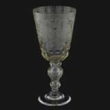 A glass tray goblet with a monogram and a portrait of Elizaveta Petrovna. Russia.19th century. - photo 3