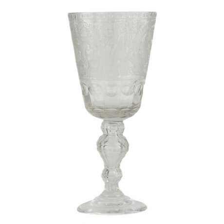 A glass tray goblet with a monogram and a portrait of Elizaveta Petrovna. Russia.19th century. - photo 6