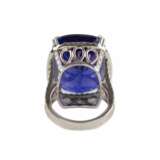Gold ring with tanzanite and diamonds. - Foto 4