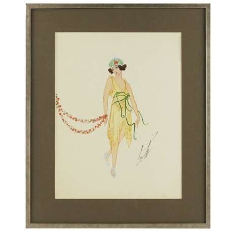 Drawing from the series Stage costumes Erte. - Foto 1
