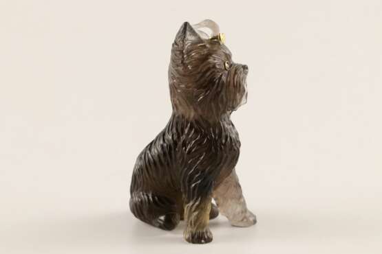 Figurine en pierre Yorkshire Terrier - photo 3