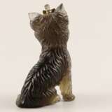 Stone-cut figurine Yorkshire Terrier in the style of Faberge 20th century. - photo 5