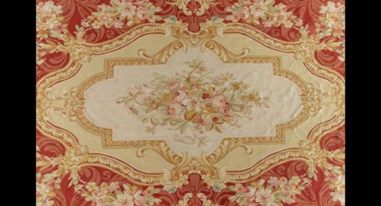 Exceptionnel tapis ancien d`Aubusson du XIXème siècle. France. - photo 2