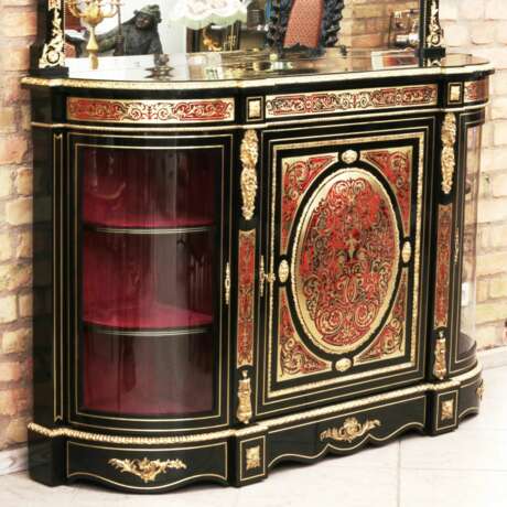 Luxurious chest of drawers with mirror in the Boulle style. France, 19th century. - photo 2