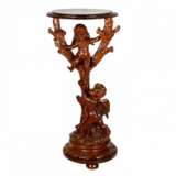 Wooden console with carved cupids. - Foto 1