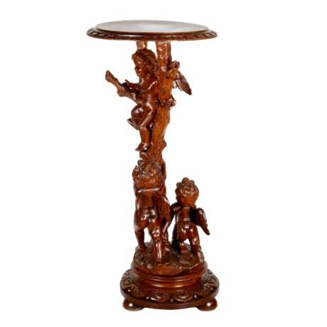 Wooden console with carved cupids. - Foto 5
