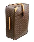 Leather. Leather travel suitcase Louis Vuitton Monogram Pegase Legere 65 Suitcase. 