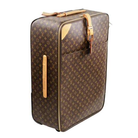 Кожаный дорожный чемодан Louis Vuitton Monogram Pegase Legere 65 Suitcase. Кожа 67 г. - фото 1