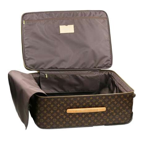 Кожаный дорожный чемодан Louis Vuitton Monogram Pegase Legere 65 Suitcase. Кожа 67 г. - фото 3