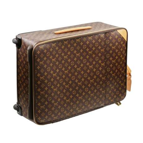 Кожаный дорожный чемодан Louis Vuitton Monogram Pegase Legere 65 Suitcase. Кожа 67 г. - фото 4