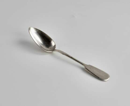 Six silver Russian tablespoons. - Foto 2