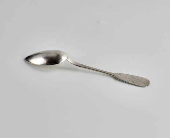 Six silver Russian tablespoons. - Foto 3
