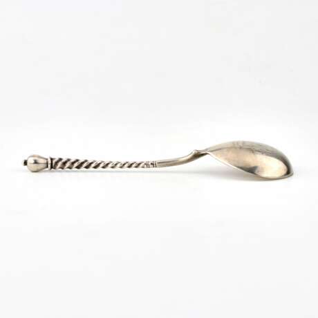 Russian silver jam spoon. - photo 4