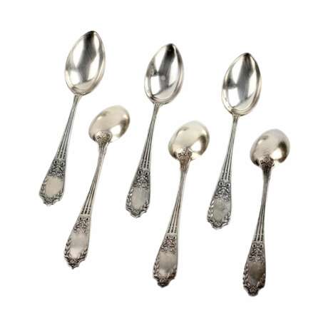 Set of silver teaspoons - photo 1