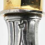 Серебряный, сервировочный набор: вилка и нож в собственном футляре. Рига 1908 -1917 года. - фото 5