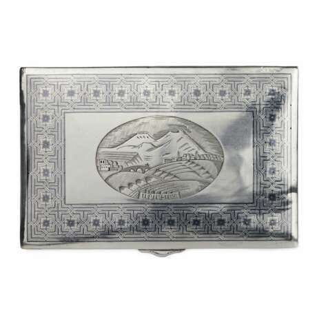 Estonian silver box with a view of Ararat. 1950s. - photo 3