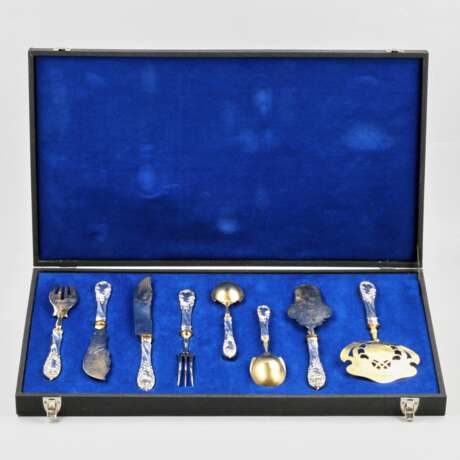 Silver serving set. 19-20th centuries. Germany. - Foto 2