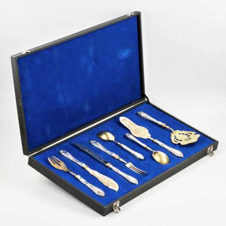 Silver serving set. 19-20th centuries. Germany. - Foto 3