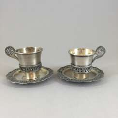 Pair of small espresso cup